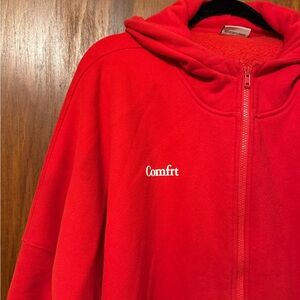 Comfrt Plus Size Cloud Zip Up Hoodie - Size 3X